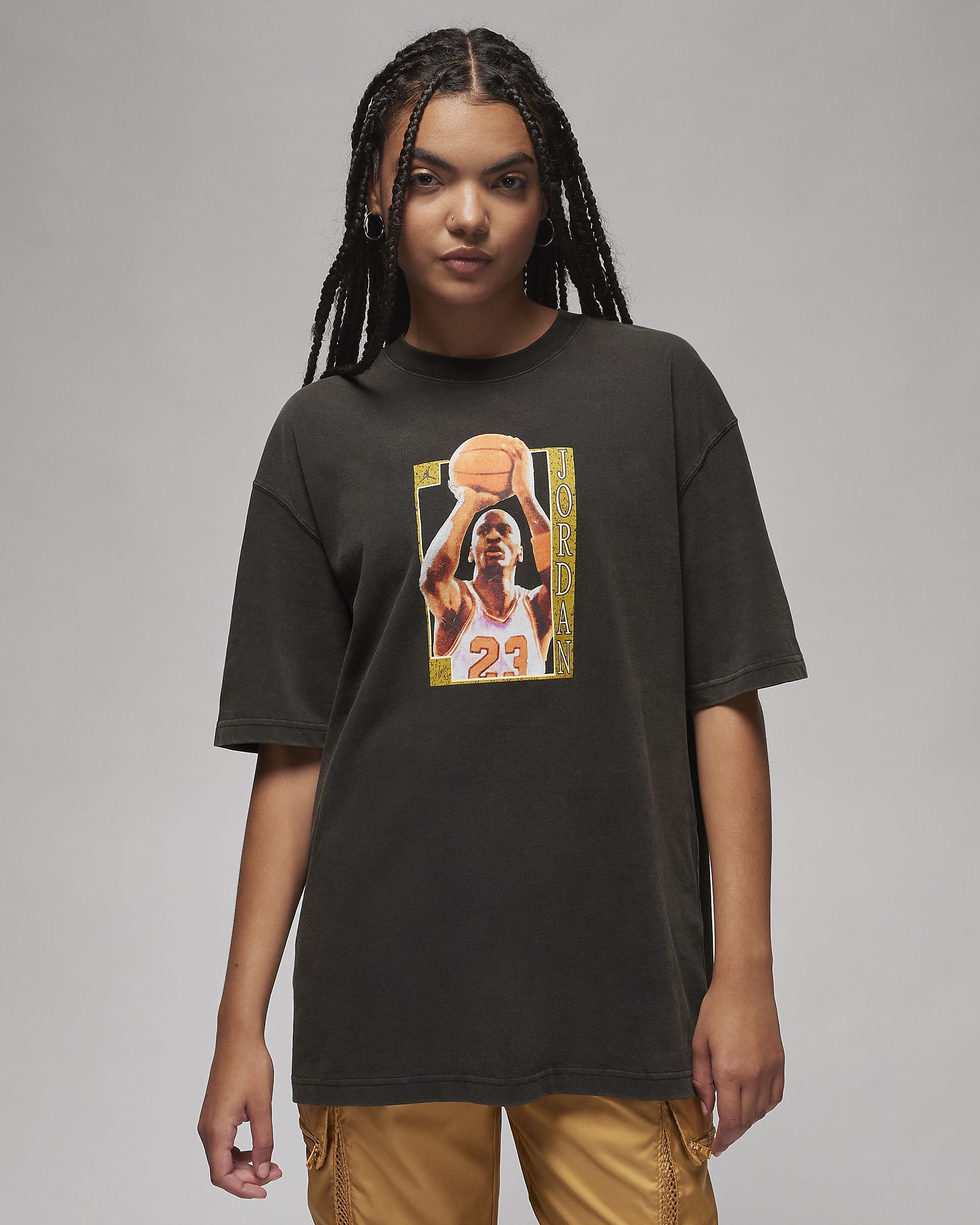 Image of Дамска Тениска NIKE W J SS GFX OS TEE 2 - Ballistic-sport